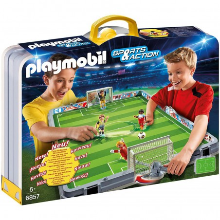 "Playmobil" futbolo aikštė lagamine
