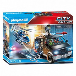 Konstruktorius "Playmobil"  policijos misija su sraigtasparniu (70575)