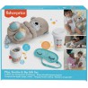 "Fisher Price" pliušinis žaislas - migdukas "Play ,Soothe Sip Gift Set"