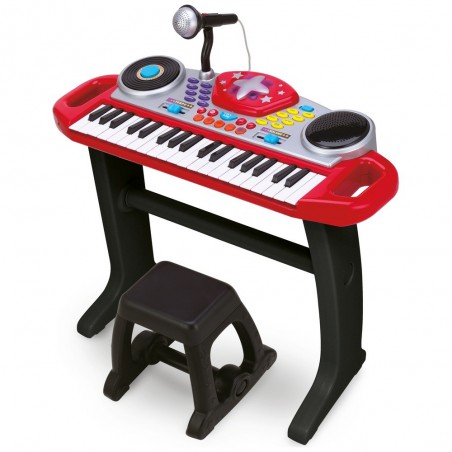 Vaikiškas pianinas  "SUPERSTAR KEYBOARD WITH STOOL"